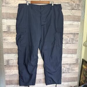 Brigade Quartermasters Mens BDU Combat Trousers 42x30 Navy Military Cargo